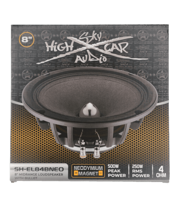 Sky High Car Audio SH-EL84BNEO 8" Neodymium Bullet Midrange Speaker - Image 7