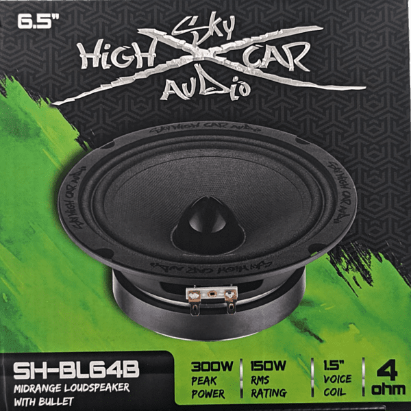 Sky High Car Audio SH-BL64B 6.5" 4 ohm Bullet Midrange Loudspeaker - Image 8