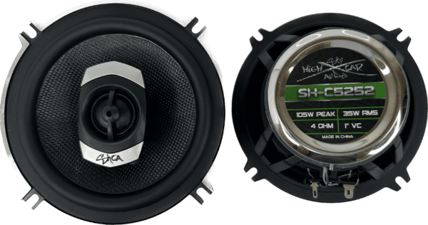 SHCA - C525 5.25" 2-way Coaxial Speakers (Pair) With Glass Fiber Cone