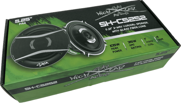 SHCA - C525 5.25" 2-way Coaxial Speakers (Pair) With Glass Fiber Cone - Image 8