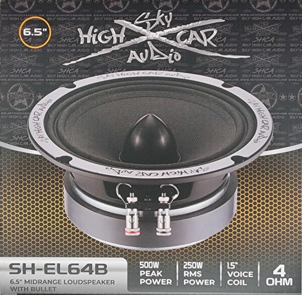 SHCA SH-EL64B 6.5" Midrange Speaker - 500 Watts 4 ohm - Image 5