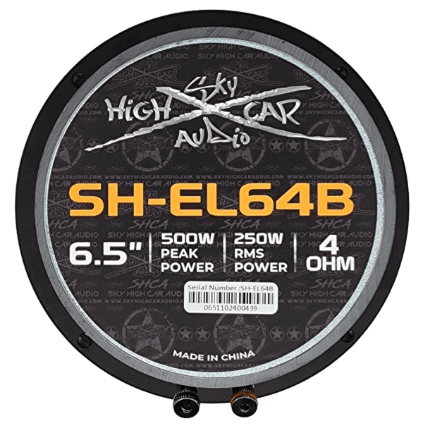 SHCA SH-EL64B 6.5" Midrange Speaker - 500 Watts 4 ohm - Image 2