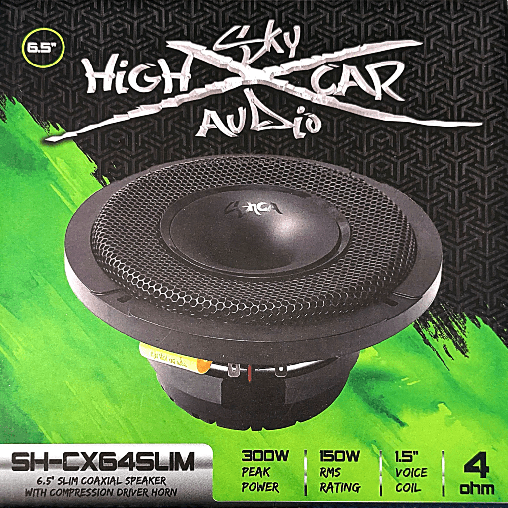 Sky High SH-CX64SLIM 6.5-Inch Coaxial Speaker - Single