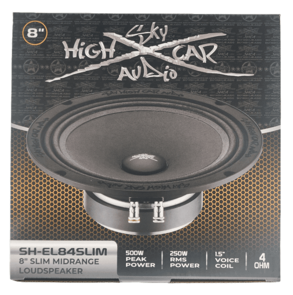 Sky High Car Audio SH-EL84 Slim 8" Pro Audio Midrange Speaker - Image 5