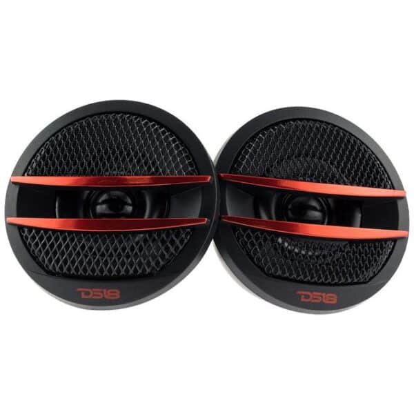 DS18 TX1R Soft Dome Ferrite Tweeters 1.38" VC 4 ohm w/ Crossovers