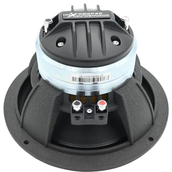 DOWN4SOUND CFX-PROx804H - 8" Carbon Fiber NEO 2-Way Full Range Pro Audio Water Resistant Coaxial Speaker - 200W RMS, 4 Ohm - Image 3