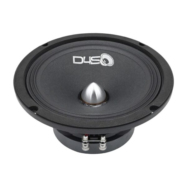 DOWN4SOUND D4S-PRO804 - 8" Pro Audio Driver - 120W RMS,  4 Ohm High-Performance Midrange Speaker