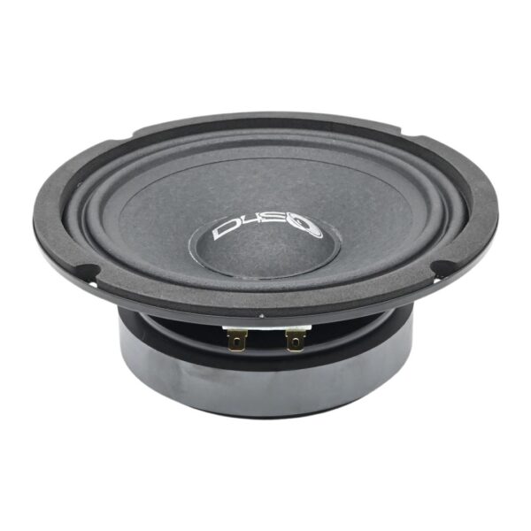 DOWN4SOUND D4S-SF658 - 6.5" Shallow Mount Midrange Speaker - 100W RMS, 8 Ohm High-Performance Audio Driver