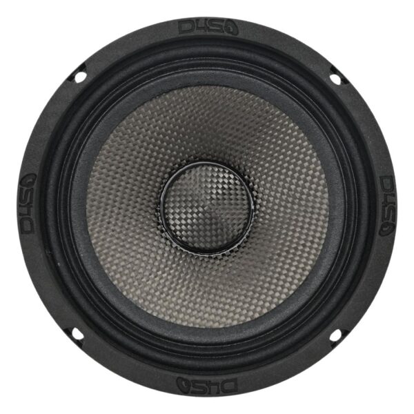 Down4sound D4S-SF808CF Carbon Fiber Water Resistant Shallow Midrange Speaker - 8 Inch, 180W RMS, 8 Ohm