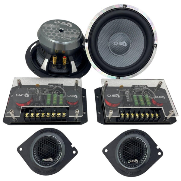Down4sound JFX652S - 6.5 INCH 2 WAY CAR AUDIO SPEAKERS - 300W RMS - (PAIR)
