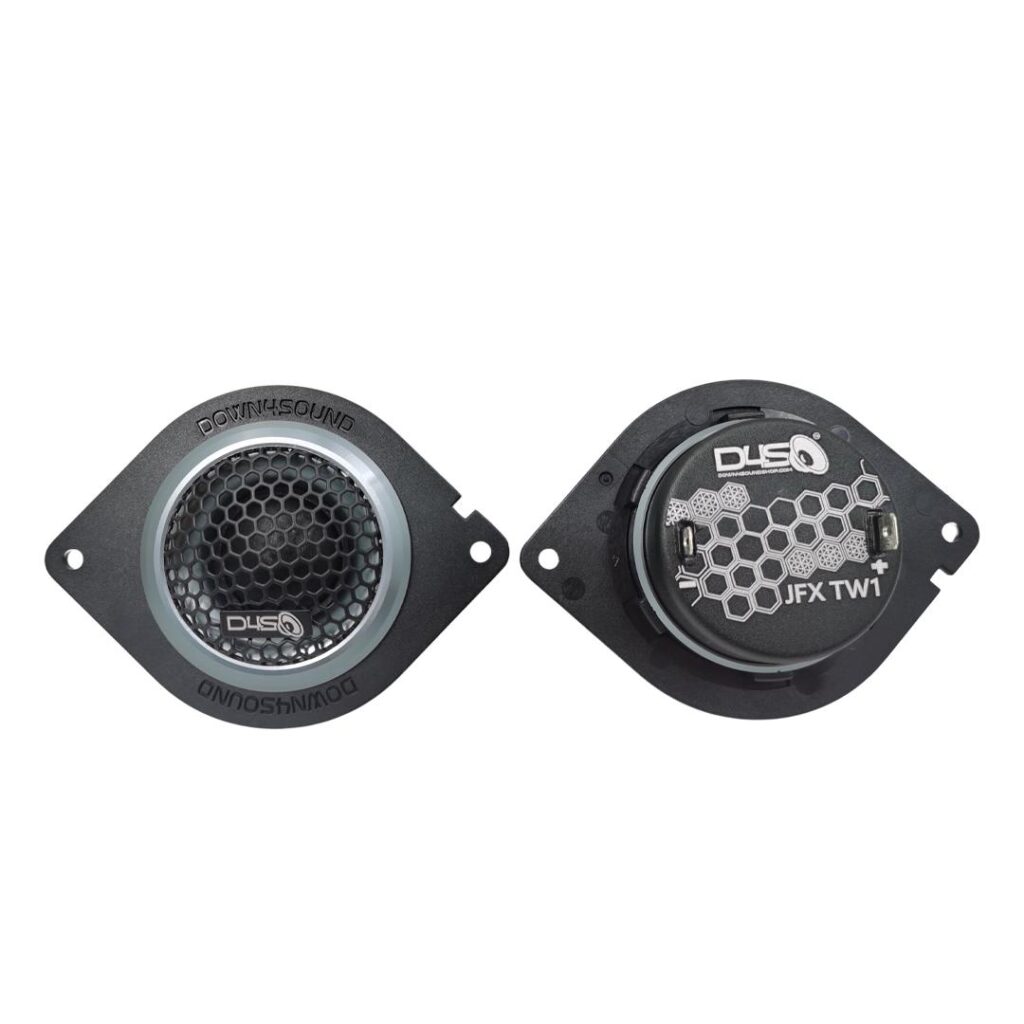 Down4sound JFXTW1 - 1 INCH CAR AUDIO SILK DOME TWEETERS - 100W RMS ...