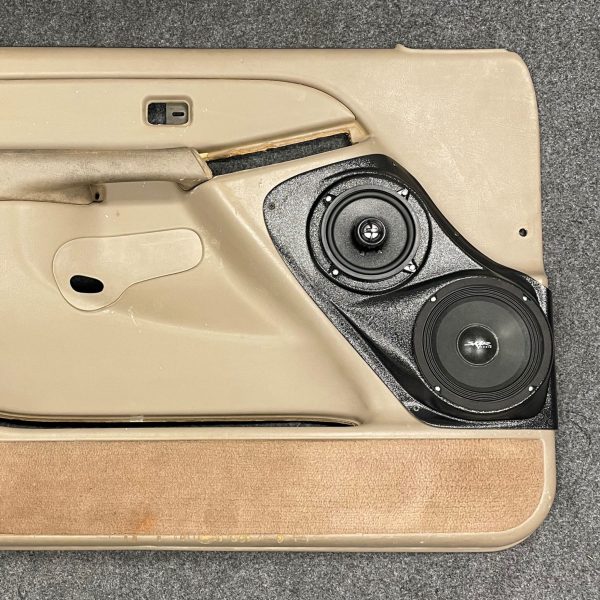6.5" and 5.25" Front door speaker pods for your Chevrolet Tahoe Suburban Silverado GMC Sierra Yukon Stereo