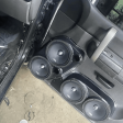 Front Door Custom Speaker Pods for the 2007-2009 Chevrolet Silverado GMC Sierra to hold Dual 8.0 in  speakers for car audio installation upgrade