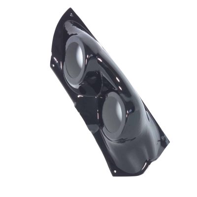 A-Pillar Custom Speaker Pods for the 2003-2007 Hummer H2 to hold Dual 3.5 in  speakers for car audio installation upgrade