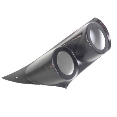 A-Pillar Custom Speaker Pods for the 2016-2025 Chevrolet Malibu to hold Dual 3.5 in speakers for car audio installation upgrade