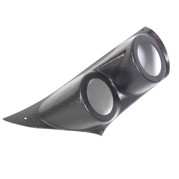 A-Pillar Custom Speaker Pods for the 2016-2025 Chevrolet Malibu to hold Dual 3.5 in speakers for car audio installation upgrade