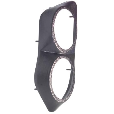 Front Door Custom Speaker Pods for the 2000-2006 Cadillac Escalade Chevrolet Avalanche Silverado Tahoe Suburban GMC Sierra Yukon to hold Dual 6.5 in  speakers for car audio installation upgrade