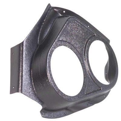 Front Door Custom Speaker Pods for the 2002-2005 Dodge Ram to hold Dual 6.5 in  speakers for car audio installation upgrade