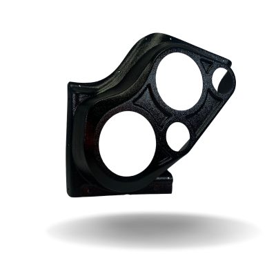 Front Door Custom Speaker Pods for the 2000-2006 Cadillac Escalade Chevrolet Avalanche Silverado Tahoe Suburban GMC Sierra Yukon to hold Dual 6.5 in and Dual 3.5 in  speakers for car audio installation upgrade