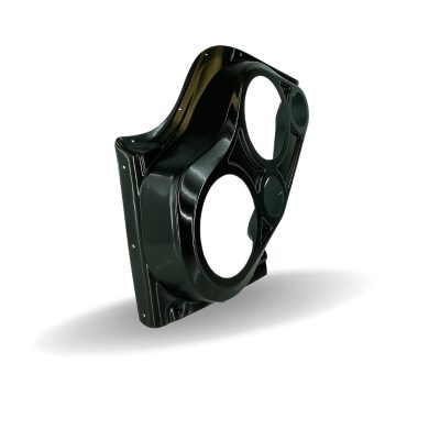 Front Door Custom Speaker Pods for the 2000-2006 Cadillac Escalade Chevrolet Avalanche Silverado Tahoe Suburban GMC Sierra Yukon to hold Dual 6.5 in and Dual 3.5 in  speakers for car audio installation upgrade