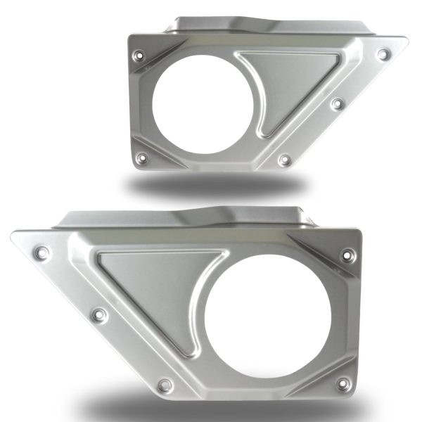 Front Door Custom Speaker Pods for the 2021-2023 Ford Bronco to hold 6.5 in speakers for car audio installation upgrade