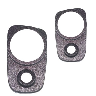 Rear Door Custom Speaker Pods for the 2000-2006 Cadillac Escalade Chevrolet Avalanche Silverado Tahoe Suburban GMC Sierra Yukon to hold 6.5 in and 2.0 in  speakers for car audio installation upgrade