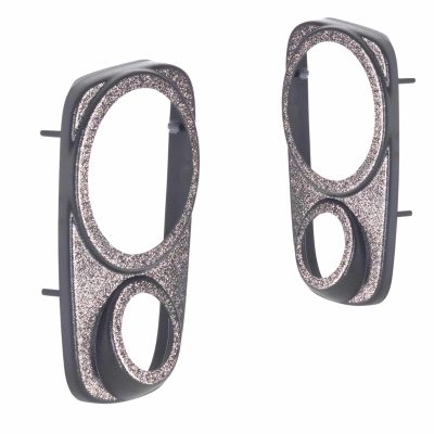 Rear Door Custom Speaker Pods for the 2000-2006 Cadillac Escalade Chevrolet Avalanche Silverado Tahoe Suburban GMC Sierra Yukon to hold 6.5 in and 3.5 in  speakers for car audio installation upgrade
