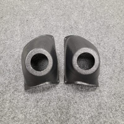 A-Pillar Custom Speaker Pods for the 2001-2004 Dodge Dakota Durango to hold 2.0 in speakers for car audio installation upgrade
