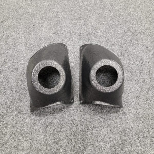 A-Pillar Custom Speaker Pods for the 2001-2004 Dodge Dakota Durango to hold 2.0 in speakers for car audio installation upgrade