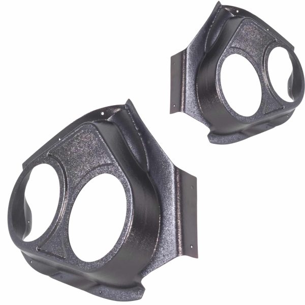 Front Door Custom Speaker Pods for the 2002-2005 Dodge Ram to hold Dual 6.5 in  speakers for car audio installation upgrade