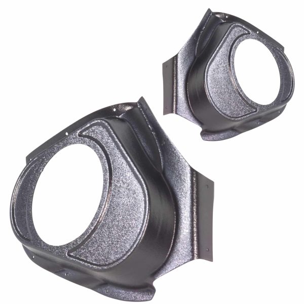 Front Door Custom Speaker Pods for the 2002-2005 Dodge Ram to hold 8.0 in speakers for car audio installation upgrade