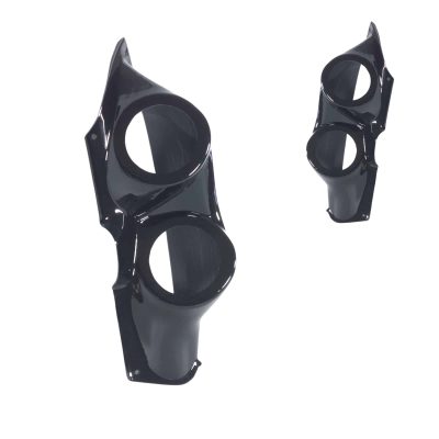 A-Pillar Custom Speaker Pods for the 2003-2007 Hummer H2 to hold Dual 3.5 in  speakers for car audio installation upgrade