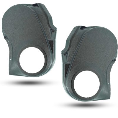 Front Door Custom Speaker Pods for the 2004-2007 Infiniti QX56 Nissan Armada Titan to hold 6.5 in speakers for car audio installation upgrade