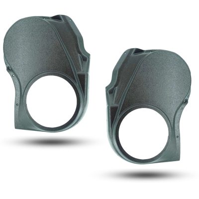Front Door Custom Speaker Pods for the 2004-2007 Infiniti QX56 Nissan Armada Titan to hold 8.0 in speakers for car audio installation upgrade