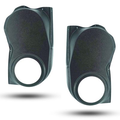 Rear Door Custom Speaker Pods for the 2004-2007 Infiniti QX56 Nissan Armada Titan to hold 6.5 in speakers for car audio installation upgrade