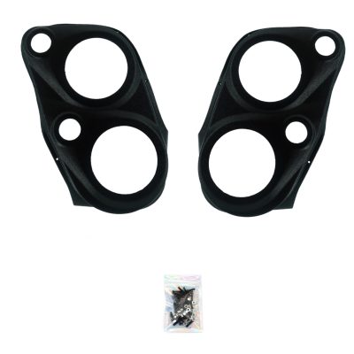 Front Door Custom Speaker Pods for the 2007-2009 Cadillac Escalade Chevrolet Avalanche Tahoe Silverado Suburban GMC Yukon Sierra to hold Dual 6.5 in and Dual 2.0 in  speakers for car audio installation upgrade