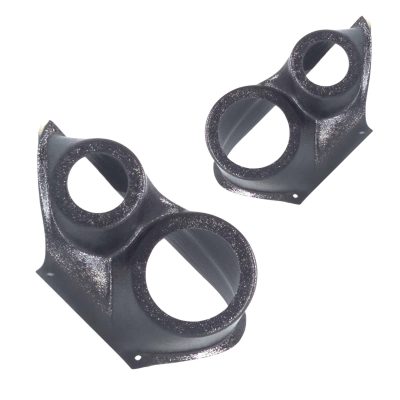 A-Pillar Custom Speaker Pods for the 2007-2009 Cadillac Escalade Chevrolet Avalanche Tahoe Silverado Suburban GMC Yukon Sierra to hold 3.5 in and 2.0 in  speakers for car audio installation upgrade