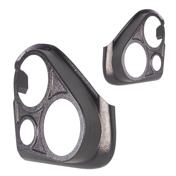 Front Door Custom Speaker Pods for the 2008-2010 Dodge Charger to hold Dual 6.5 in and 3.5 in speakers for car audio installation upgrade