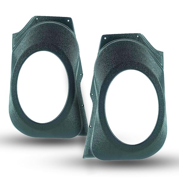 bare pod pair Speaker Upgrade for the Front Door of your 2009-2018 Dodge Ram 1500, 2500. 2019-2024 Dodge Ram 2500, 1500 Classic. Easy installation of a 6x9" Speaker for the most powerful car stereo possible.