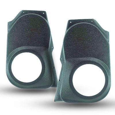 bare pod pair Speaker Upgrade for the Front Door of your 2009-2018 Dodge Ram 1500, 2500. 2019-2024 Dodge Ram 2500, 1500 Classic. Easy installation of a Single 6.5" Midrange for the most powerful car stereo possible.