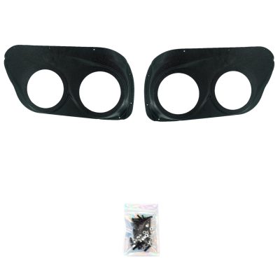 Front Door Custom Speaker Pods for the 2009-2014 Ford F-150 to hold Dual 6.5 in  speakers for car audio installation upgrade