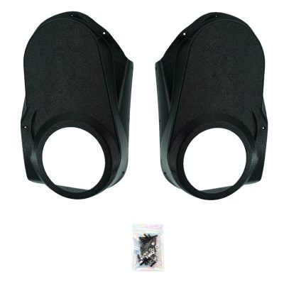 Front Door Custom Speaker Pods for the 2010-2013 Chevrolet Silverado GMC Sierra to hold 6.5 in speakers for car audio installation upgrade