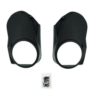 Front Door Custom Speaker Pods for the 2010-2013 Chevrolet Silverado GMC Sierra to hold 8.0 in speakers for car audio installation upgrade