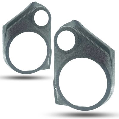 Front Door Custom Speaker Pods for the 2012-2017 Toyota Camry to hold 8.0 in and 3.5 in speakers for car audio installation upgrade