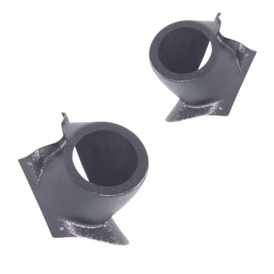 A-Pillar Custom Speaker Pods for the 2014-2018 Chevrolet Silverado GMC Sierra to hold 3.5 in speakers for car audio installation upgrade