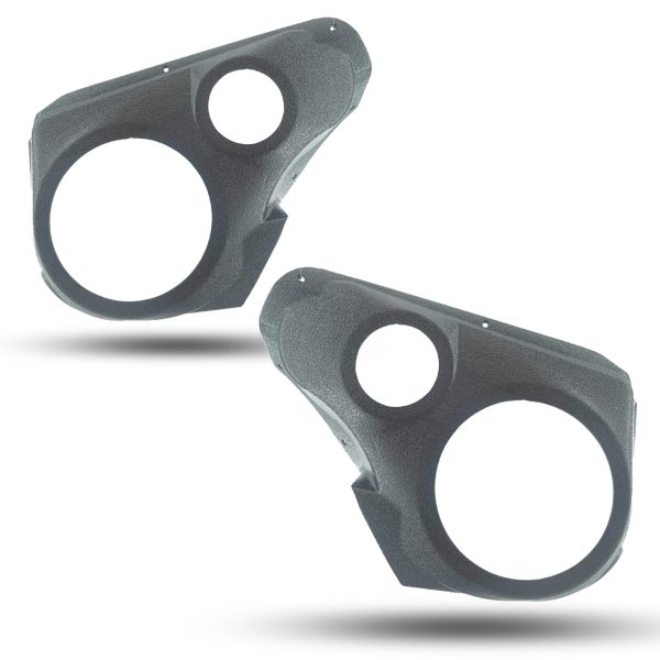 Front Door Custom Speaker Pods for the 2018-2024 Toyota Camry to hold 6.5 in and 3.5 in speakers for car audio installation upgrade