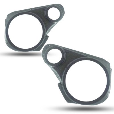 Front Door Custom Speaker Pods for the 2018-2024 Toyota Camry to hold 8.0 in and 3.5 in speakers for car audio installation upgrade