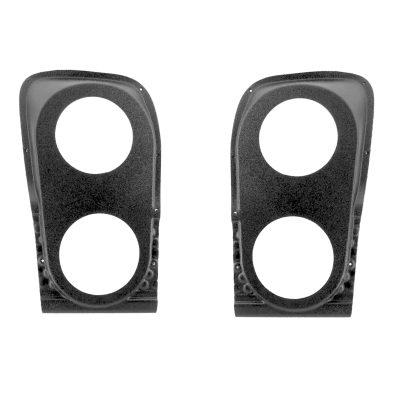 Rear Door Custom Speaker Pods for the 1999-2007 Ford F-250F-350 to hold Dual 6.5 in speakers for car audio installation upgrade