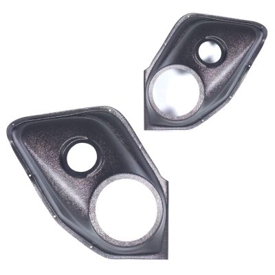Front Door Custom Speaker Pods for the 1999-2007 Ford Excursion F-250F-350 to hold 6.5 in and 3.5 in speakers for car audio installation upgrade