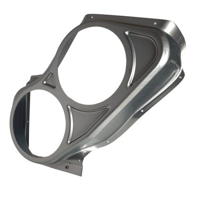 Front Door Custom Speaker Pods for the 2000-2006 Cadillac Escalade Chevrolet Avalanche Silverado Tahoe Suburban GMC Sierra Yukon to hold Dual 8.0 in  speakers for car audio installation upgrade